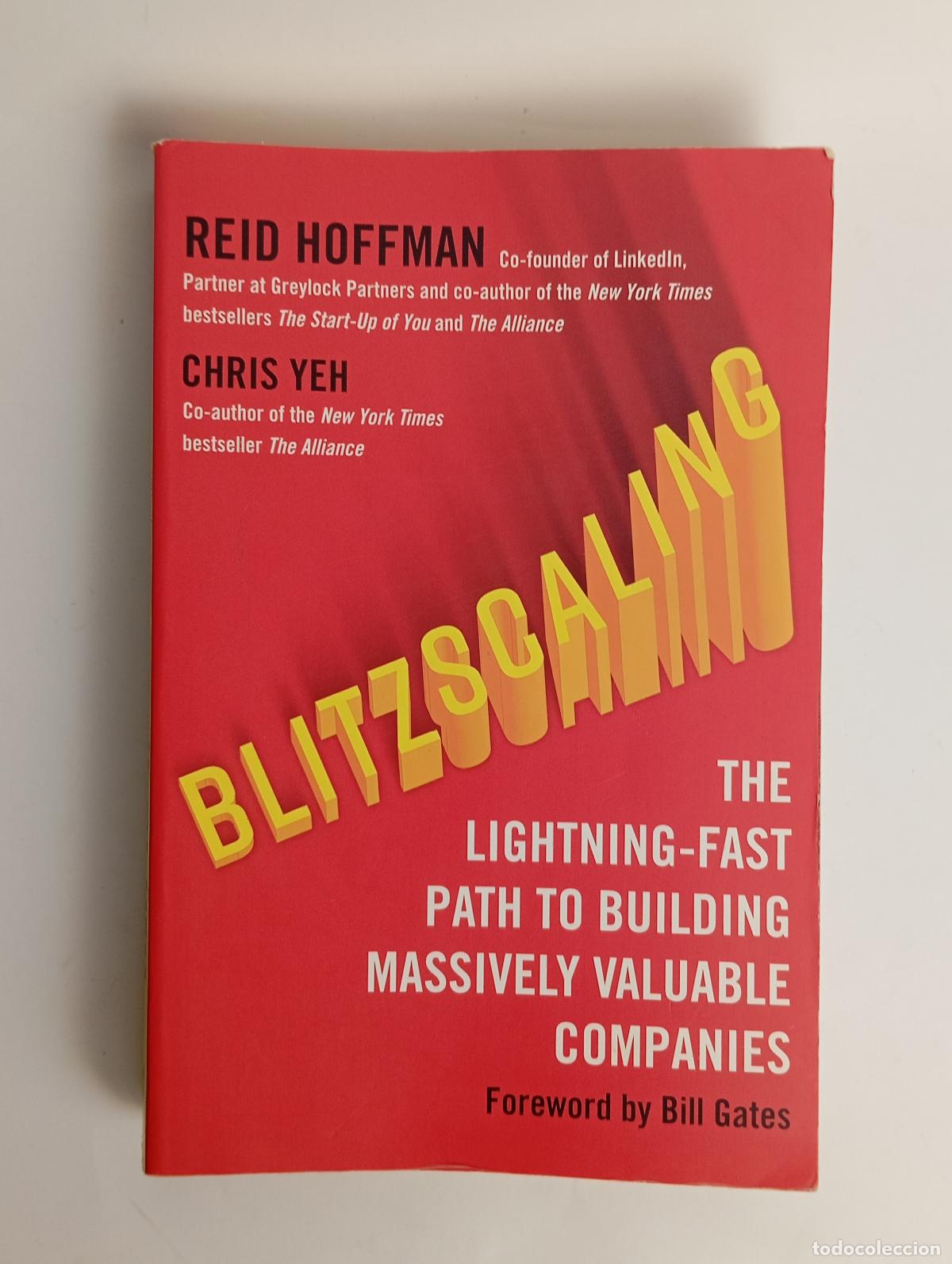 Libros: Blitzscaling Libro Ingl&eacute;s HarperCollins 2018