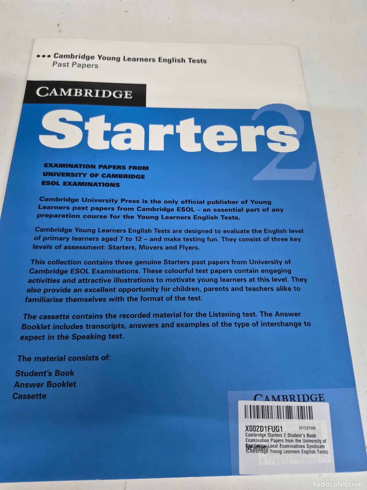 Libri: Cambridge Starters 2 Student's Book: Examination Papers from the University of Cambridge Local Exami
