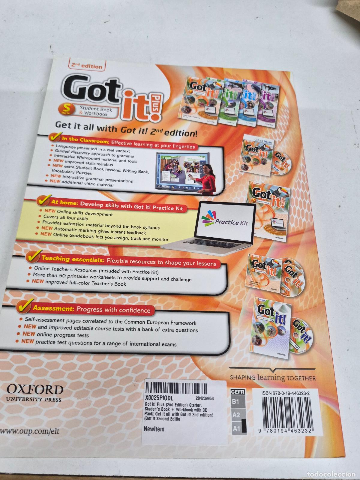 Libros: Got It! Plus (2nd Edition) Starter. Studens Book + Workbook with CD Pack: Get it all with Got it! 2 - Foto 1