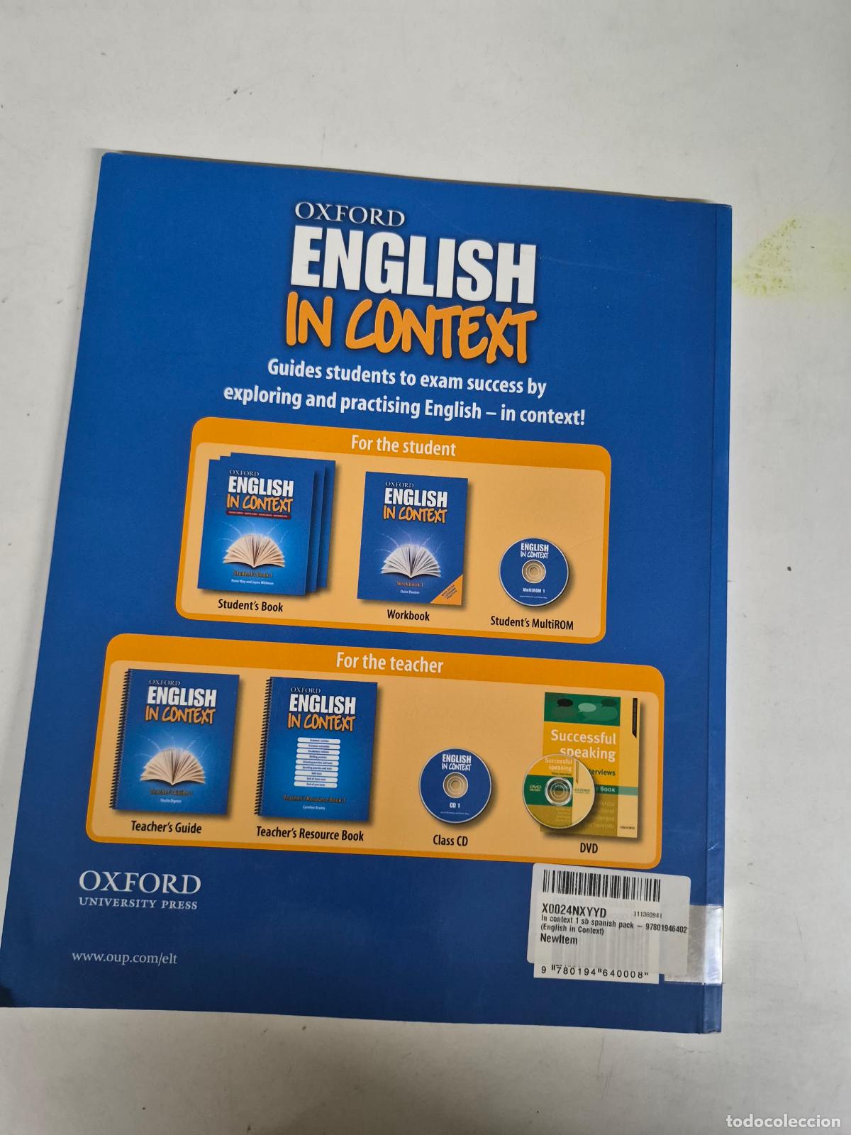 Libros: In context 1 sb spanish pack - May, Peter; Wildman, Jayne - Foto 1