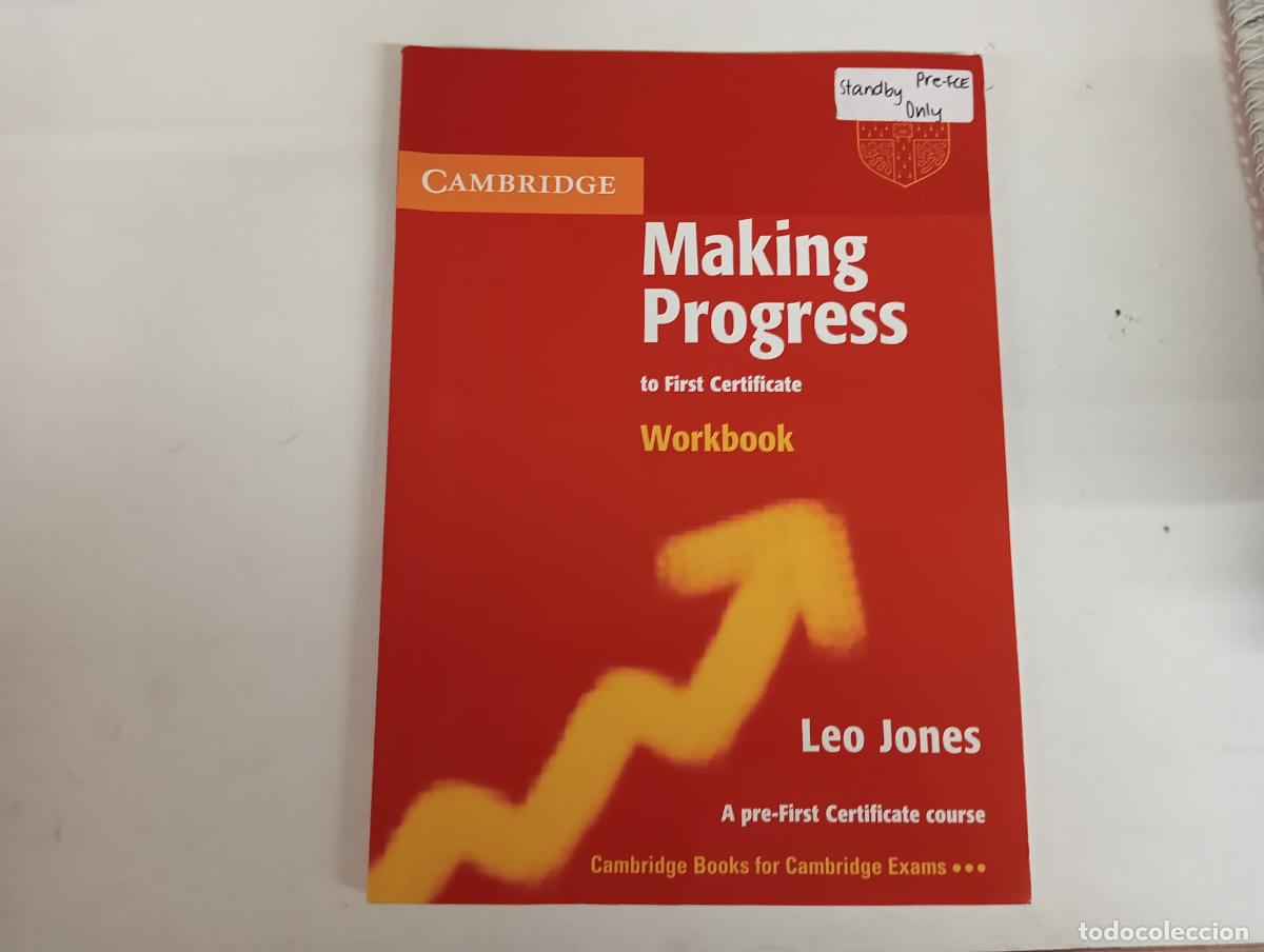 Libros: Making Progress to First Certificate Workbook - Jones, Leo