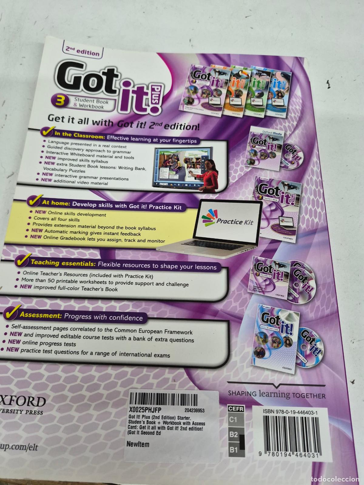 B&uuml;cher: Got It! Plus (2nd Edition) Starter. Studen's Book + Workbook with Access Card: Get it all with Got i