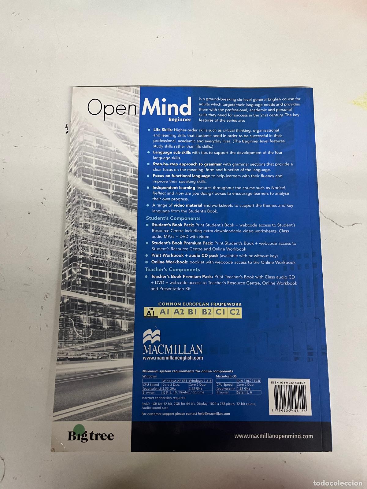 Livros: OPEN MIND Beg Sb Premium Pk - Mickey Rogers, Steve Taylore-Knowles, Dorothy Zemach, Chris Valvona, L
