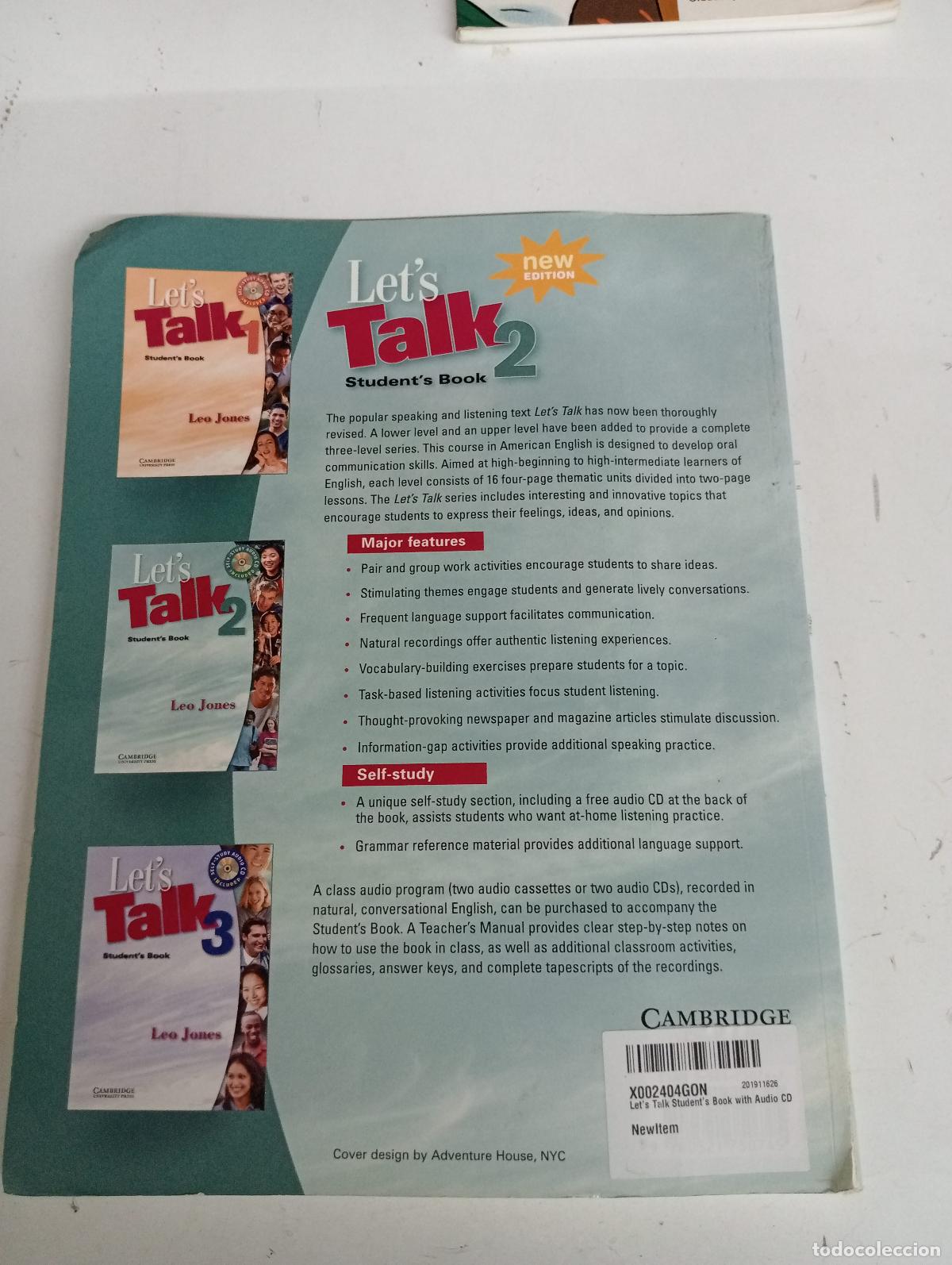 Libros: Lets Talk Students Book with Audio CD - Jones, Leo - Foto 1