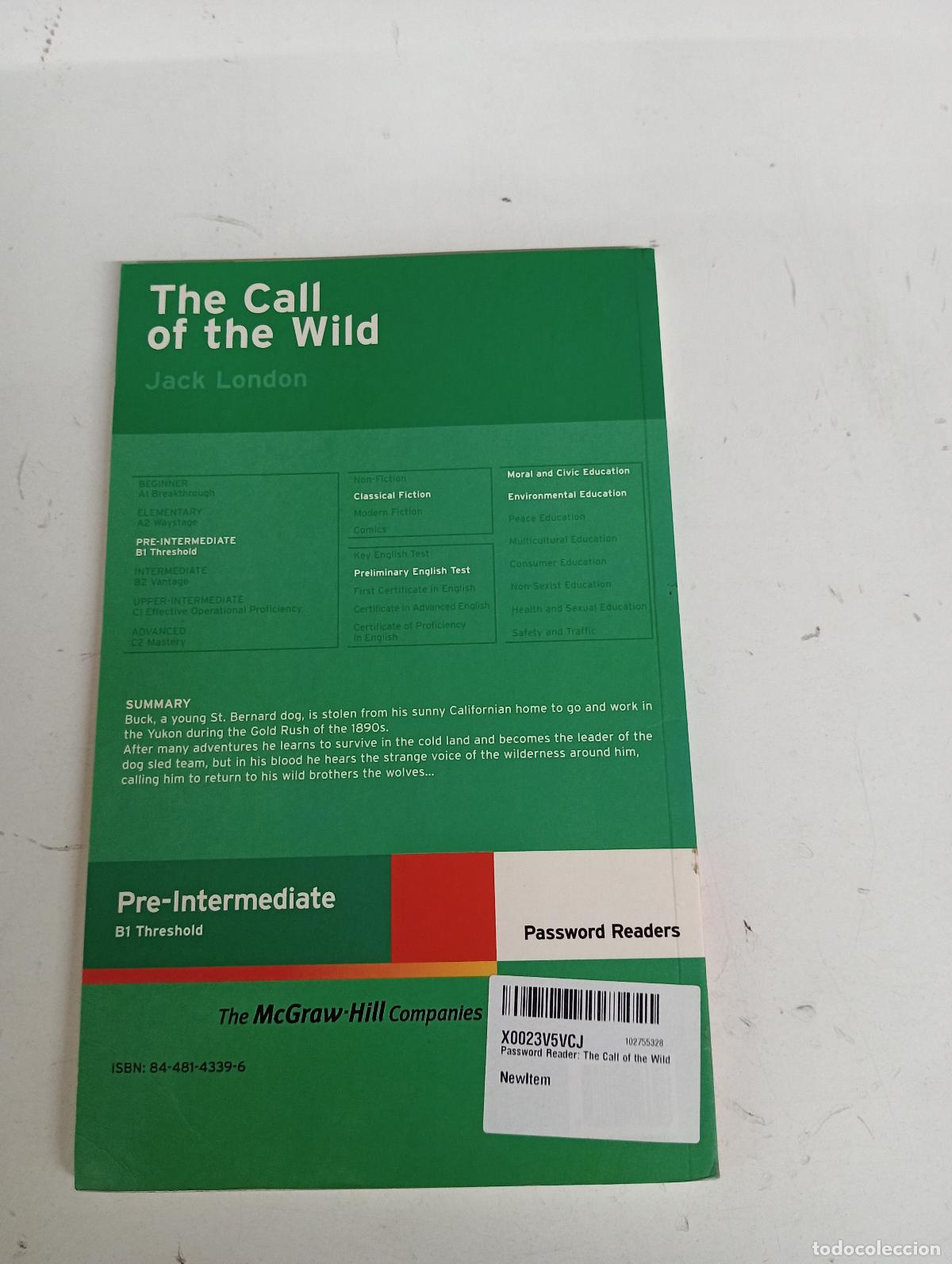 Libros: Password Reader: The Call of the Wild - Jack London