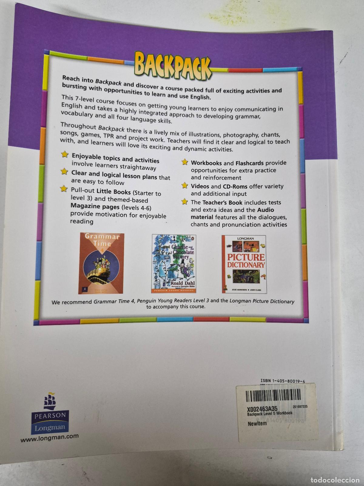Libros: Backpack Level 5 Workbook - Mario Herrera, Diane Pinkley - Foto 2
