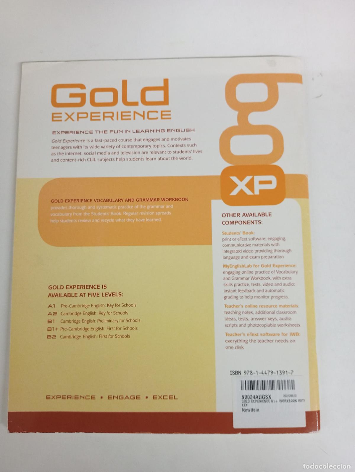 Libros: GOLD EXPERIENCE B1+ WORKBOOK WITHOUT KEY - Sheila Dignen - Foto 2