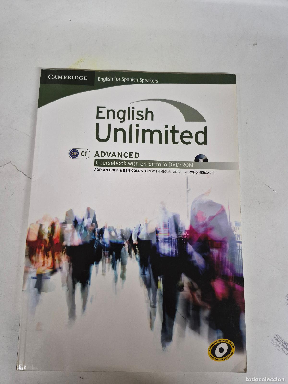 B&uuml;cher: English unlimited for spanish speakers advanced coursebook with e-portfolio (Edici&oacute;n para Espa&ntilde;a) -