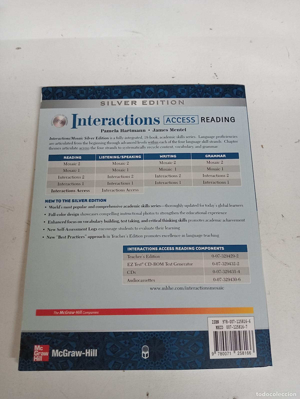 Libros: Interactions Access Reading With CD Silv - Pamela Hartmann - Foto 2