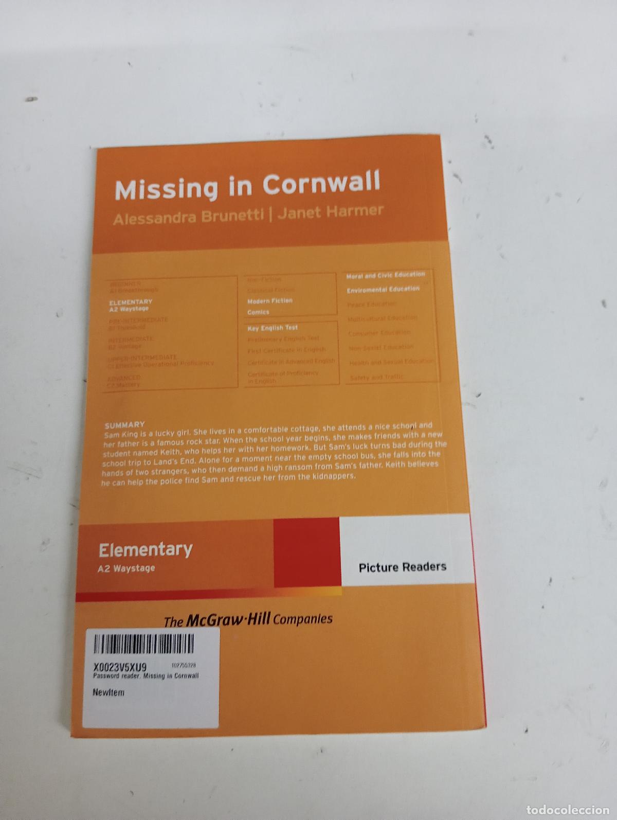 Libros: Password reader. Missing in Cornwall - Brunetti, Alessandra; Harmer, Janet - Foto 2