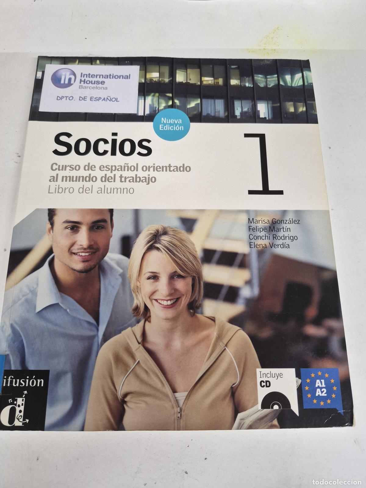 Livres: Socios 1 - Marisa Gonz&aacute;lez, Felipe Mart&iacute;n, Conchi Rodrigo, Elena Verd&iacute;a