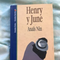 Libros: ANAIS NIN: HENRY Y JUNE