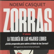Libros: ZORRAS - NOEMI CASQUET