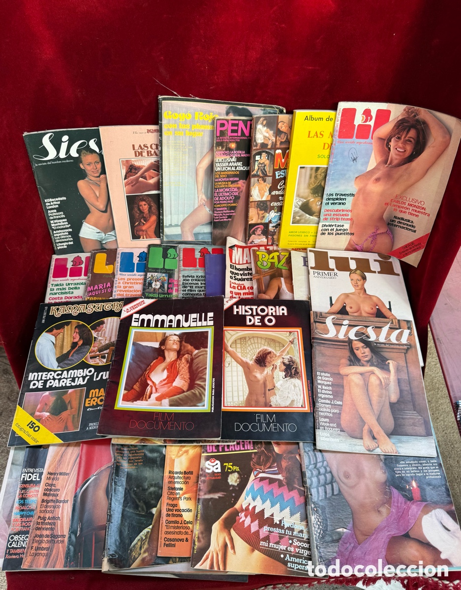 Libros: Gran lote de revistas eroticas antiguas!