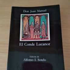 Libros: EL CONDE DE LUCANOR. DON JUAN MANUEL