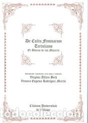 B&uuml;cher: De Cultu Feminarum. El adorno de las mejores - Tertuliano.