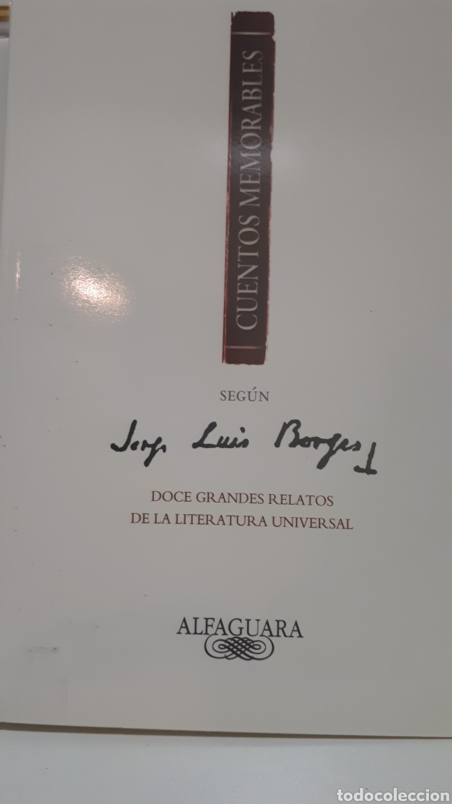 cuentos memorables. de jorge luis borges. - Comprar Libros Nuevos de  Literatura Española en todocoleccion - 195666197