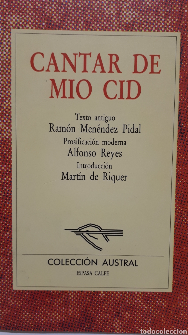 Libros: Cantar del Mio Cid - Foto 1