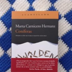Libros: CONÍFERAS - MARTA CARNICERO HERNANZ
