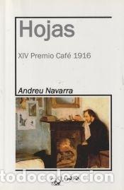 Libros: HOJAS - Navarra, Andreu - Foto 1