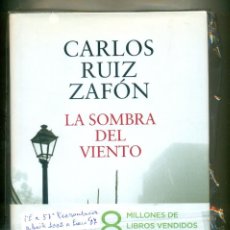 Libros: CARLOS RUIZ ZAFON, LA SOMBRA DEL VIENTO - TAPA DURA - ¡ IMPECABLE ! SIRVE PARA REGALO. Lote 330507288