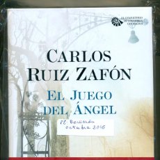 Libros: CARLOS RUIZ ZAFON, EL JUEGO DEL ANGEL - TAPA DURA - ¡ IMPECABLE ! SIRVE PARA REGALO. Lote 330508848