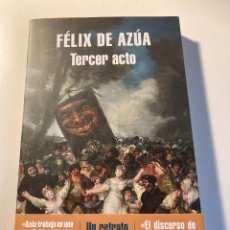 Livros: TERCER ACTO - FÉLIX DE AZÚA (NUEVO). Lote 336390503