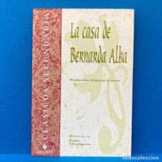 Libros: EDELVIVES CLÁSICOS SECUNDARIA 14 - FEDERICO GARCÍA LORCA - LA CASA DE BERNARDA ALBA. NUEVO.. Lote 346677378