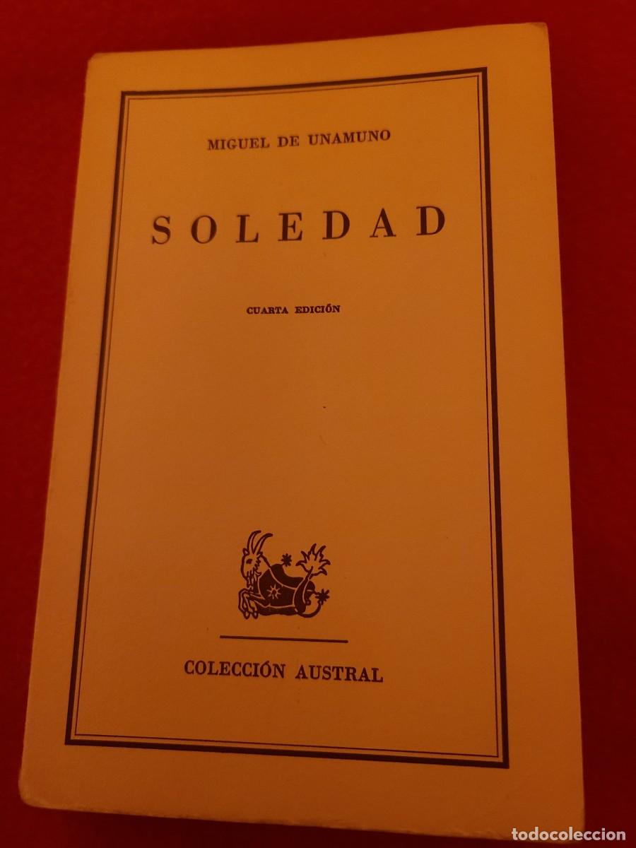 Libros: Soledad. Miguel de Unamuno - Foto 1