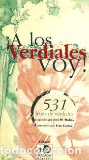 Libros: A LOS VERDIALES VOY - MOLINA