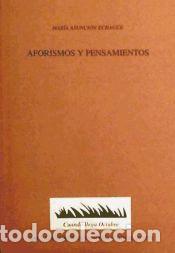 Libros: AFORISMOS Y PENSAMIENTOS - A.ECHAGUE