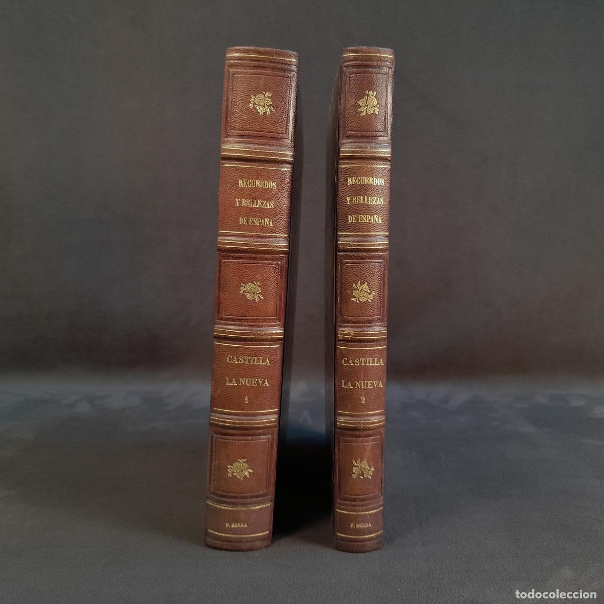 Libros: L-5611.RECUERDOS Y BELLEZAS DE ESPA&Ntilde;A CATALU&Ntilde;A DE F. J. PARCERISA. DOS TOMOS.1853