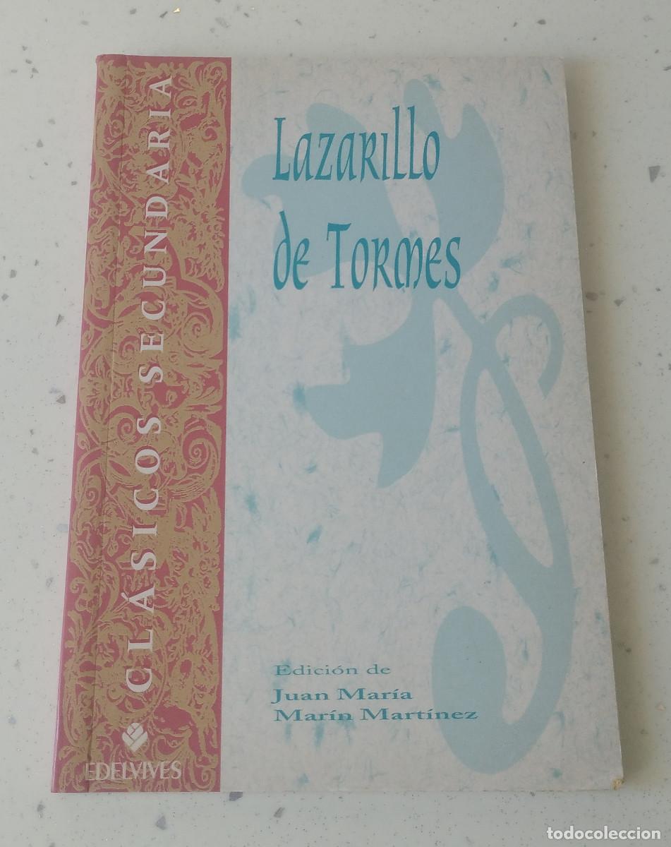 Libros: LAZARILLO DE TORMES (AN&Oacute;NIMO), CLASICOS SECUNDARIA, EDELVIVES, COMO NUEVA