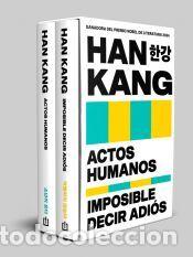 Libros: ESTUCHE HAN KANG: Contiene Imposible decir adi&oacute;s| Actos humanos - Kang, Han