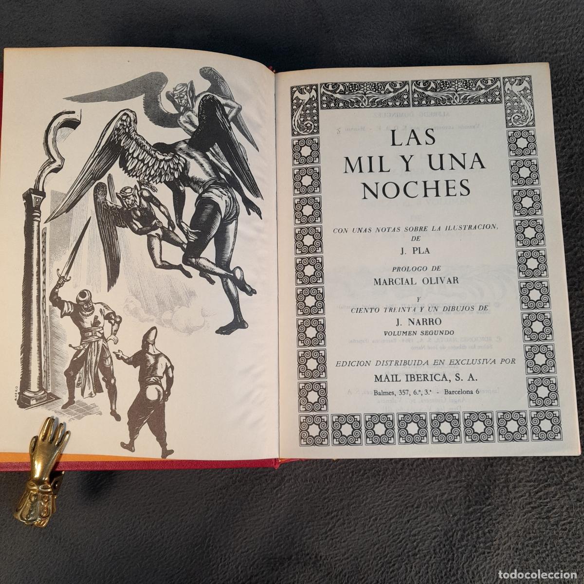 Libros: L-662.LAS MIL Y UNA NOCHES. II VOL. NAUTA. 1969