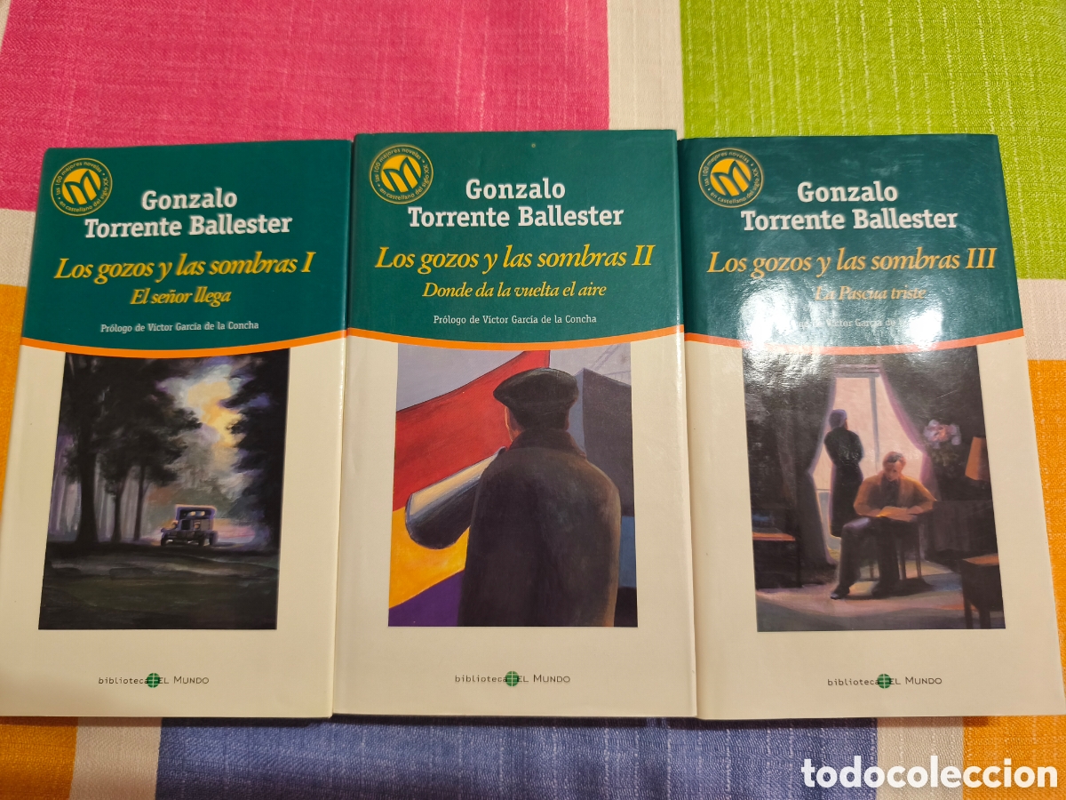 Libros: LOS GOZOS Y LAS SOMBRAS. GONZALO TORRENTE BALLESTER. TRES TOMOS.