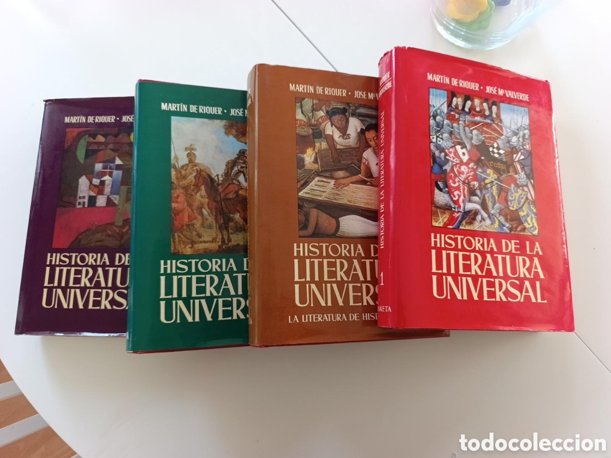 Libros: Historia de la literatura universal. Riquer y Valverde