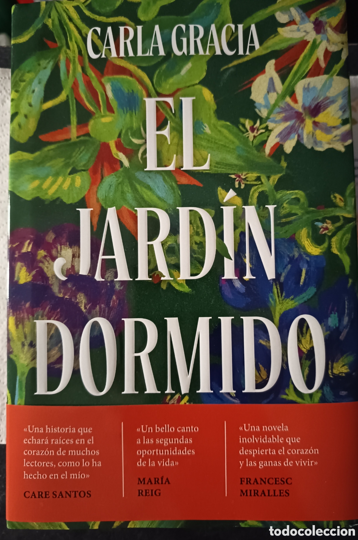 Libros: El jard&iacute;n dormido. Carla Garc&iacute;a. Autografiado.
