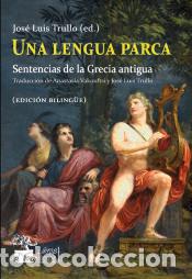 Libros: Una lengua parca - Trullo, Jose Luis