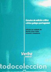 Libros: Estudos de edici&oacute;n cr&iacute;tica e l&iacute;rica galego-portuguesa - Arbor Aldea, Mari&ntilde;a; Fern&aacute;ndez Guiadanes,