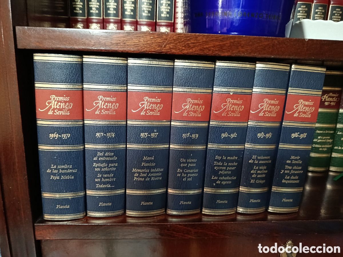 Libros: Colecci&oacute;n de tomos encuadernados de los Premios Ateneo de Sevilla