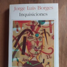 Libros: J.L.BORGES. INQUISICIONES.. Lote 310831278