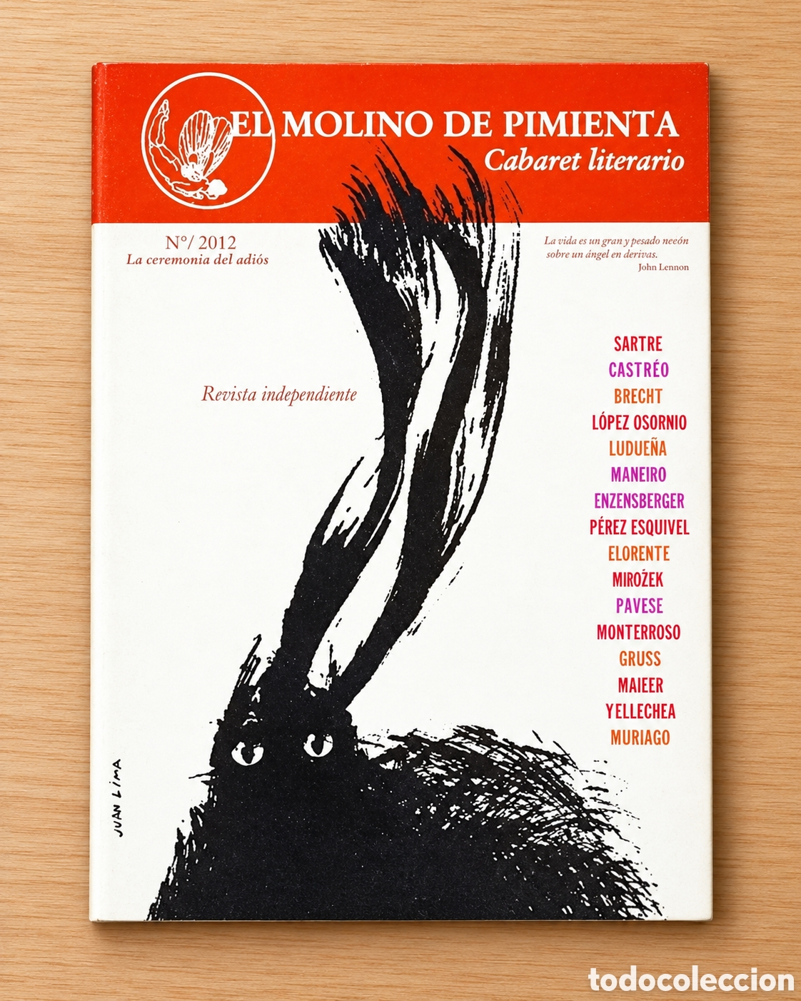 Libros: EL MOLINO DE PIMIENTA &ndash; CABARET LITERARIO. LA CEREMONIA DEL ADI&Oacute;S &ndash; 2012 &ndash; LMD