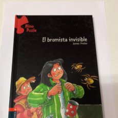 Libros: EL BROMISTA INVISIBLE, JAMES PRELLER, NINO PUZLE 3, NUEVO A ESTRENAR