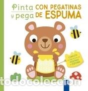 Livros: Pinta y pega con pegatinas de espuma. Verde - YOYO