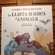 Libros: ANDREU BUENAFUENTE Y 1 MÁS LA LLISTA MÀGICA D'ANIMALS BAOBAB EDICIÓN EN CATALÁN. Lote 347760238