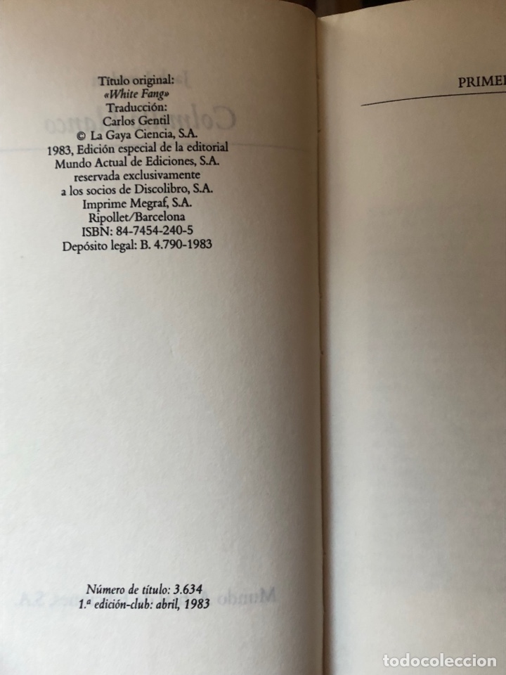 Libros: Colmillo Blanco Jack London - Foto 3