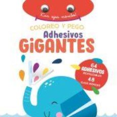 Libros: COLOREO Y PEGO ADHESIVOS GIGANTES. ELEFANTE - YOYO. Lote 400914004