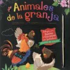 Libros: ANIMALES DE LA GRANJA. DIBUJOS PARA RASPAR Y COLOREAR - EDICIONES, SUSAETA