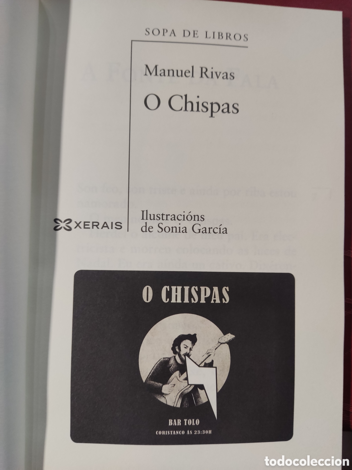 Libros: O chispas ( Manuel Rivas) - Foto 3